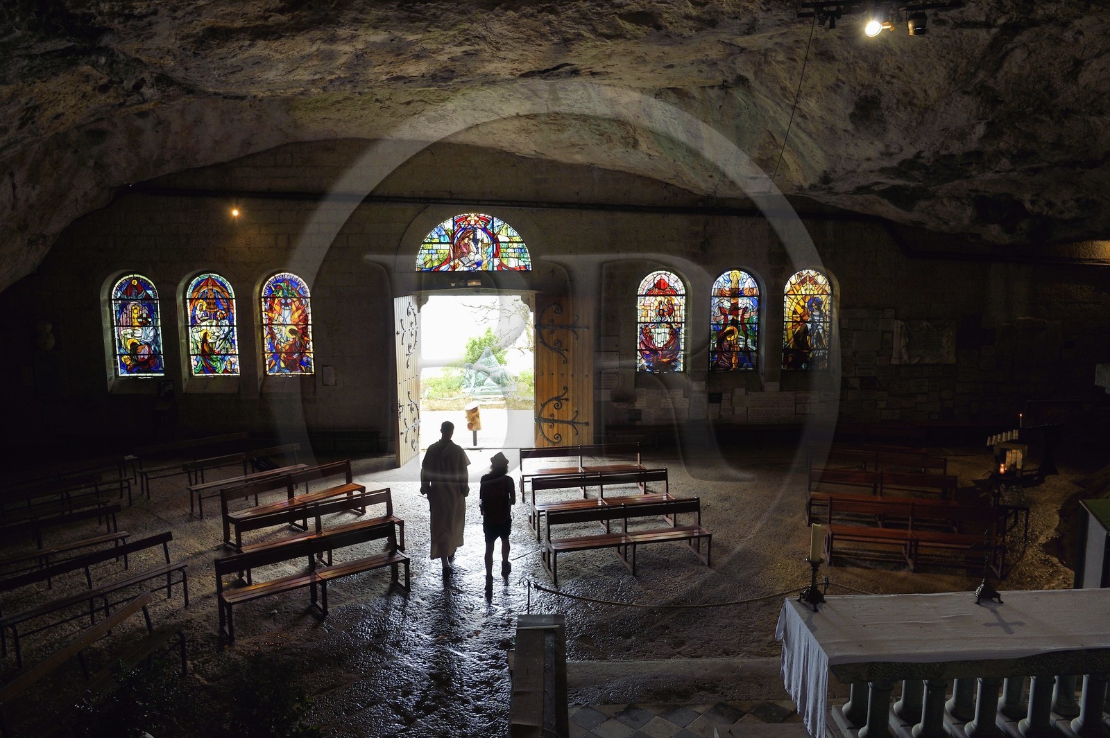 France, Var (83), France, Var (83), Plan-d'Aups-Sainte-Baume, parc naturel régional de la Sainte-Baume, massif de la Sainte-Baume, la grotte sanctuaire de Sainte Marie-Madeleine