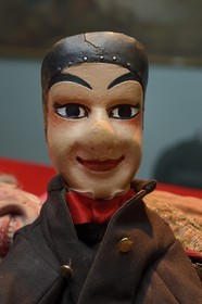 France, Rhône (69), Lyon, quartier de la Croix-Rousse, compagnie  Guignol un gone de Lyon, Guignol de plus de 180 ans