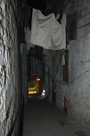 Royaume-Uni, Ecosse, Edimbourg, des voûtes souterraines, ayant d'abord servi d'entrepôts, d'ateliers et de tavernes servirent plus tard de logements aux pauvres