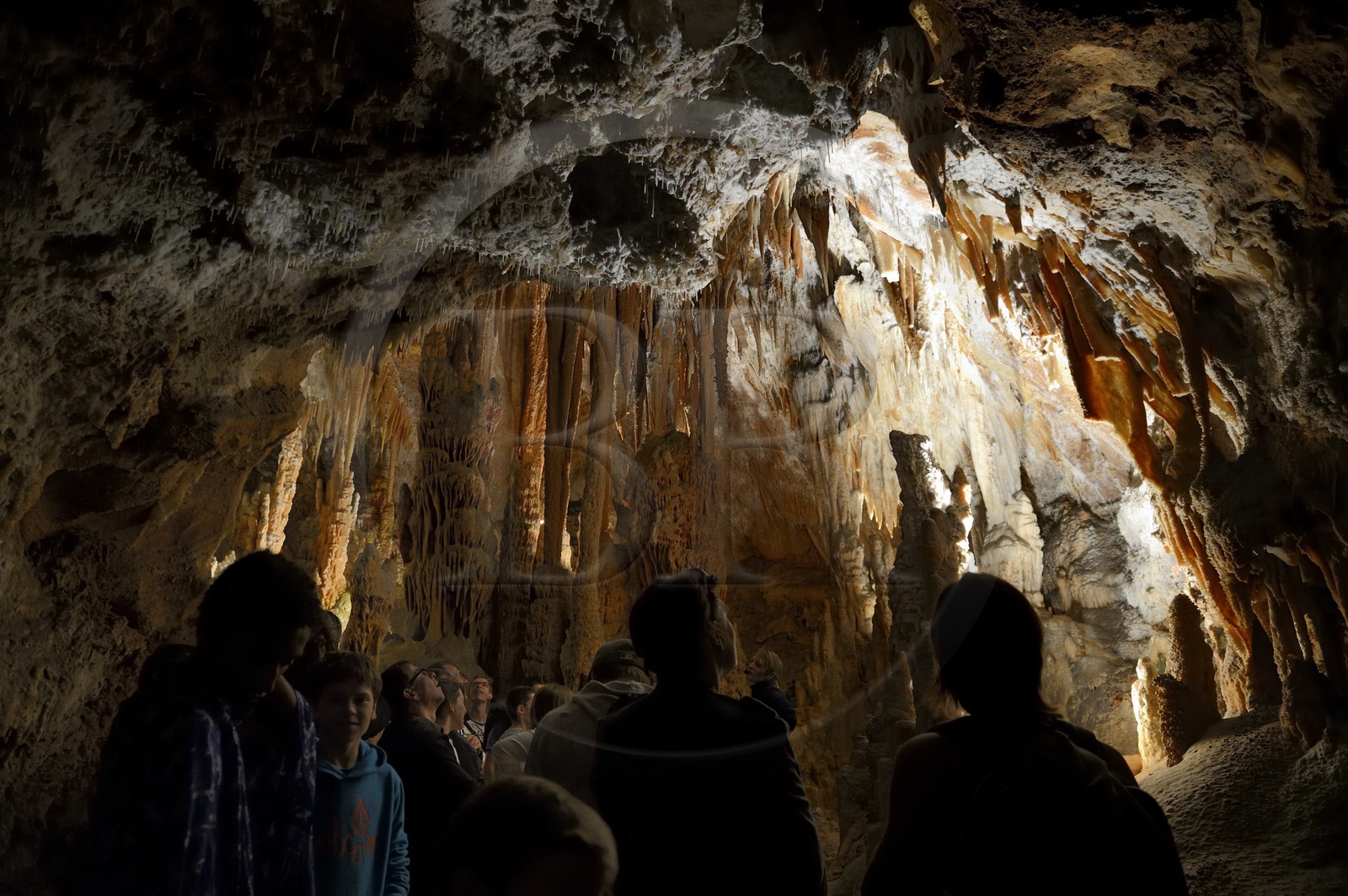 France, Ardeche, Saint Marcel d'Ardeche, the Grotte de la Madeleine (Madeleine Cave)
