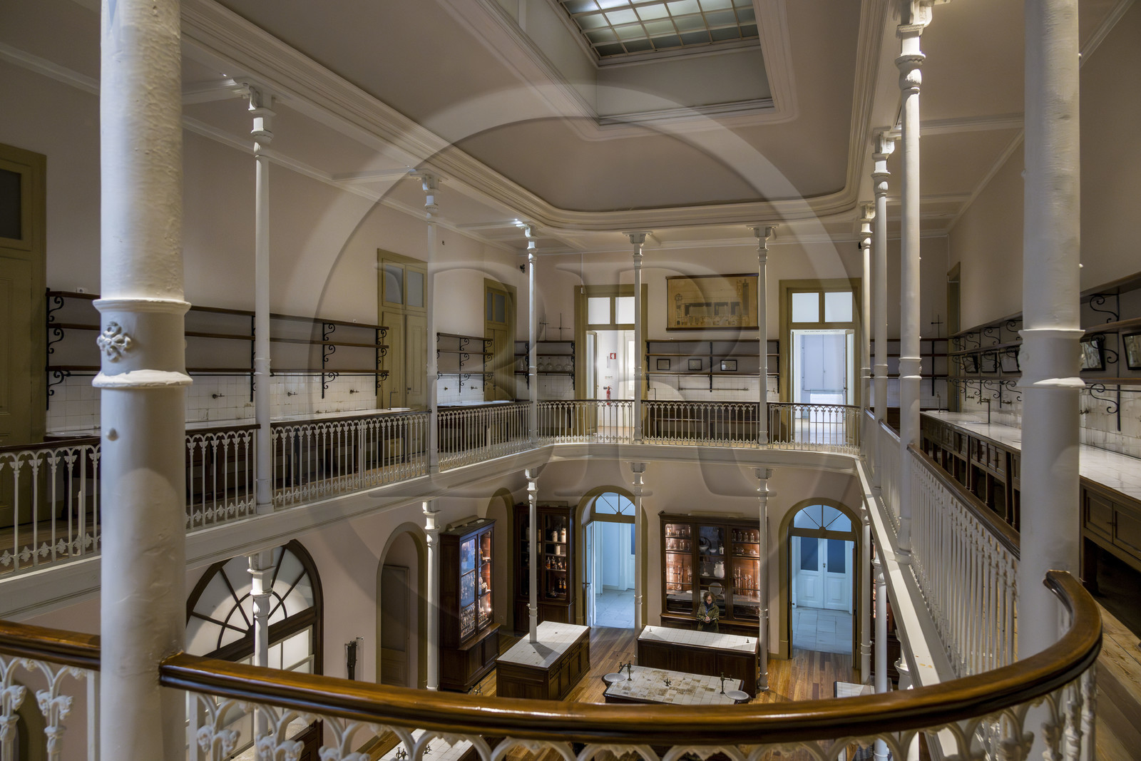 Portugal, Lisbon, National Museum of Natural History and Science (Museu Nacional de Historia Natural e da Ciencia), old chemistry laboratory