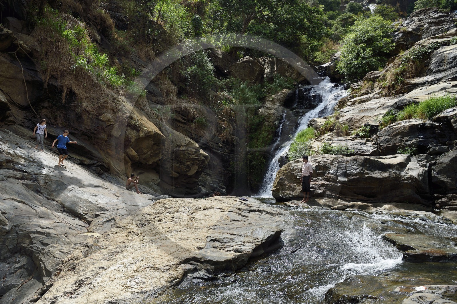 Sri Lanka, Uva Province, Ella, Ravana Falls