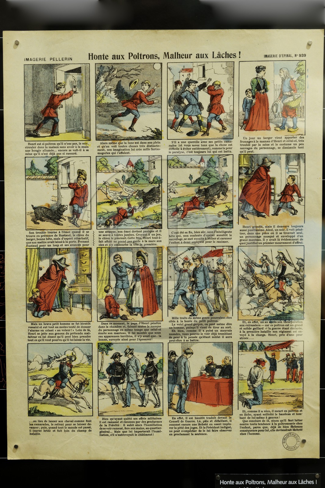 France, Vosges, Epinal, Cite de l'Image quai de Dogneville, musee de l'Image (Image Museum), images d'Epinal (Epinal prints were prints on popular subjects rendered in bright sharp colours)