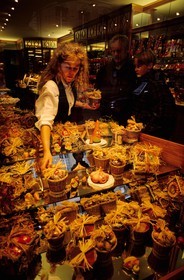 Suisse, Berne, marché de l'oignon qui a lieu une fois par an