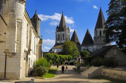 France, Indre-et-Loire (37), Loches, la collégiale Saint-Ours