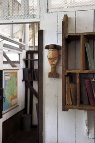 Gabon, Moyen-Ogooue Province, Lambaréné, the former Albert Schweitzer Hospital now a museum, the Grand Pharmacy (polyclinic)