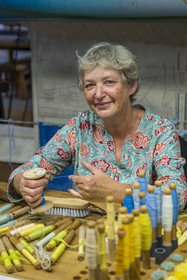 France, Hérault (34), Lodève, Manufacture de la Savonnerie unique annexe de la Manufacture Nationale de tapis de la Savonnerie des Gobelins