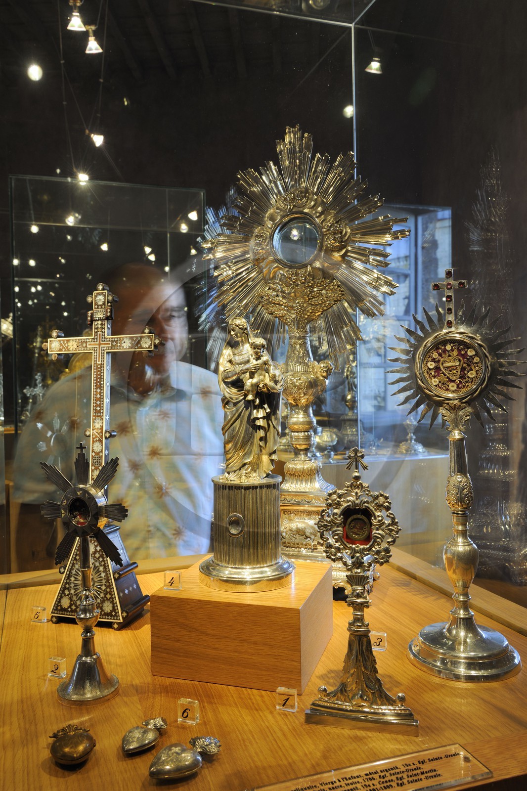 France, Herault, Pezenas, old city, collegiate church Saint-Jean, the tresor