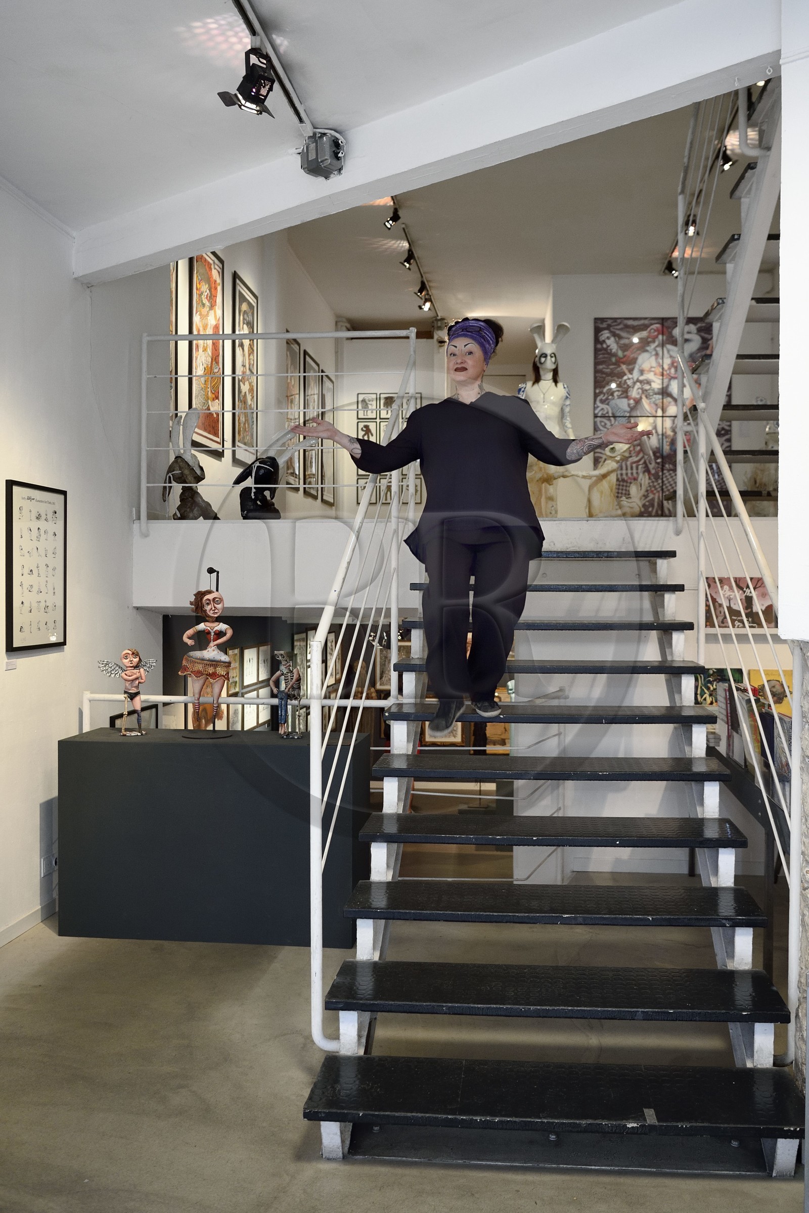 France, Paris, galerie Arts Factory, galerie d'Art contemporain, Anne de Hey!