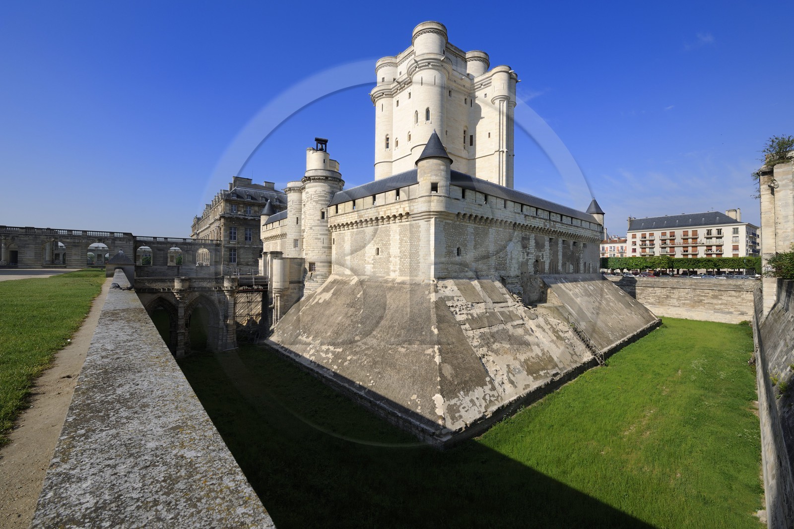 France, Val-de-Marne (94), Vincennes, le château de Vincennes, le donjon