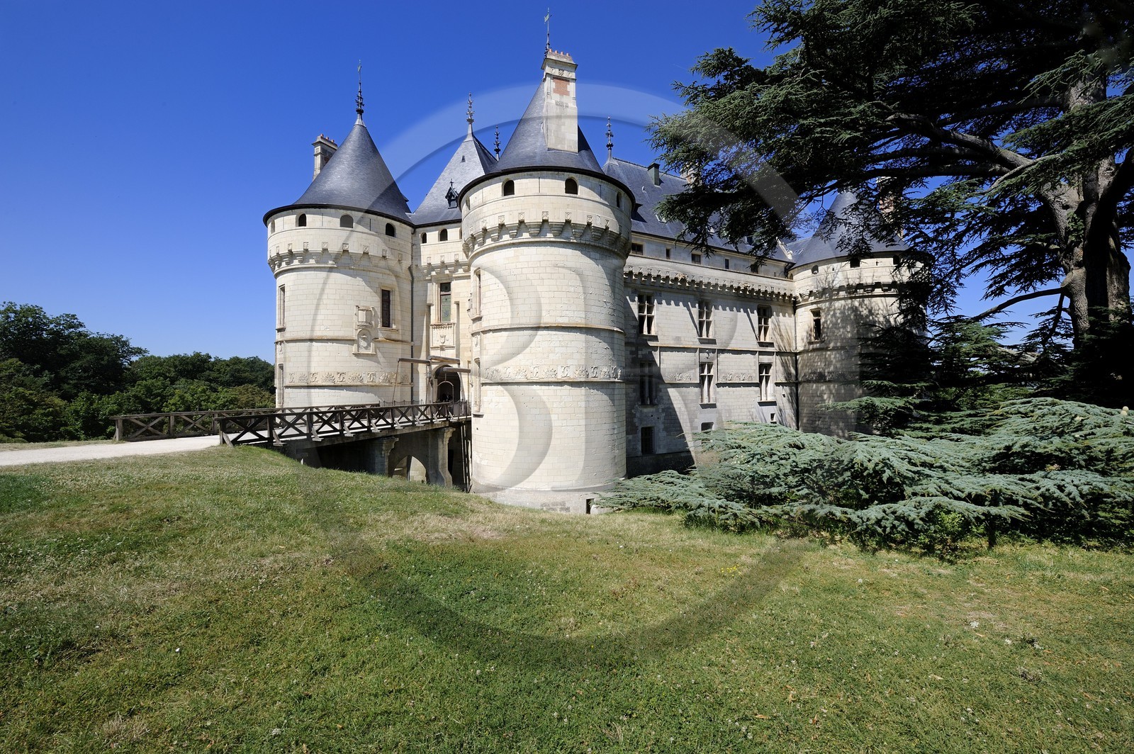 France, Loir-et-Cher (41), Vallée de la Loire classée Patrimoine Mondial de l'UNESCO, château de Chaumont-sur-Loire