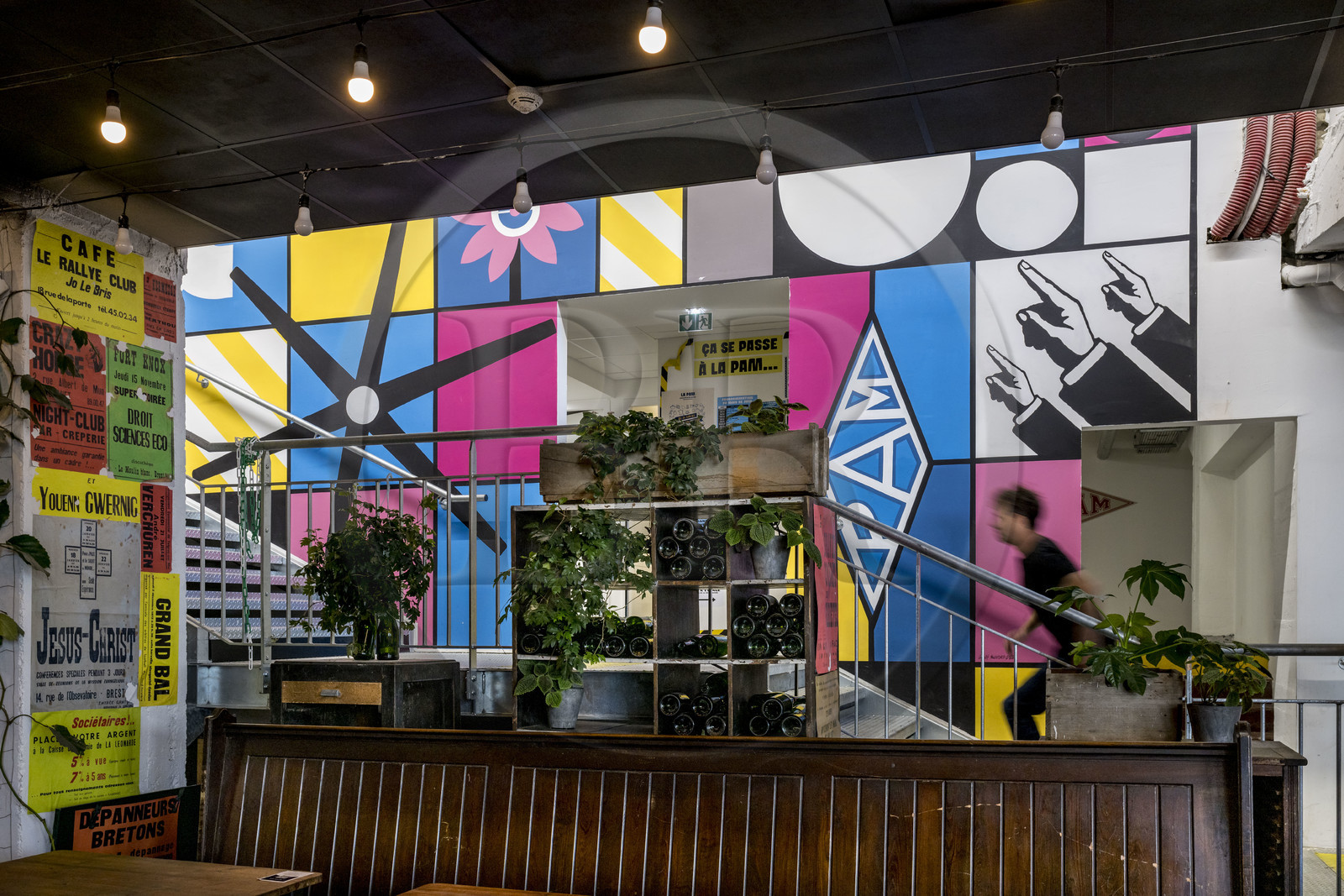 France, Finistère (29), Brest, la PAM, une ancienne imprimerie devenue tiers lieu