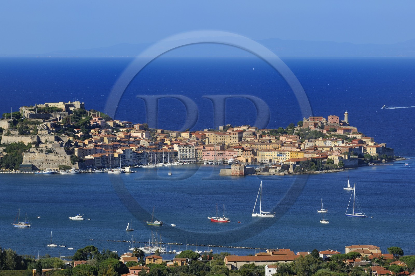 Italie, Toscane, l’Ile d’Elbe, Portoferraio et sa rade