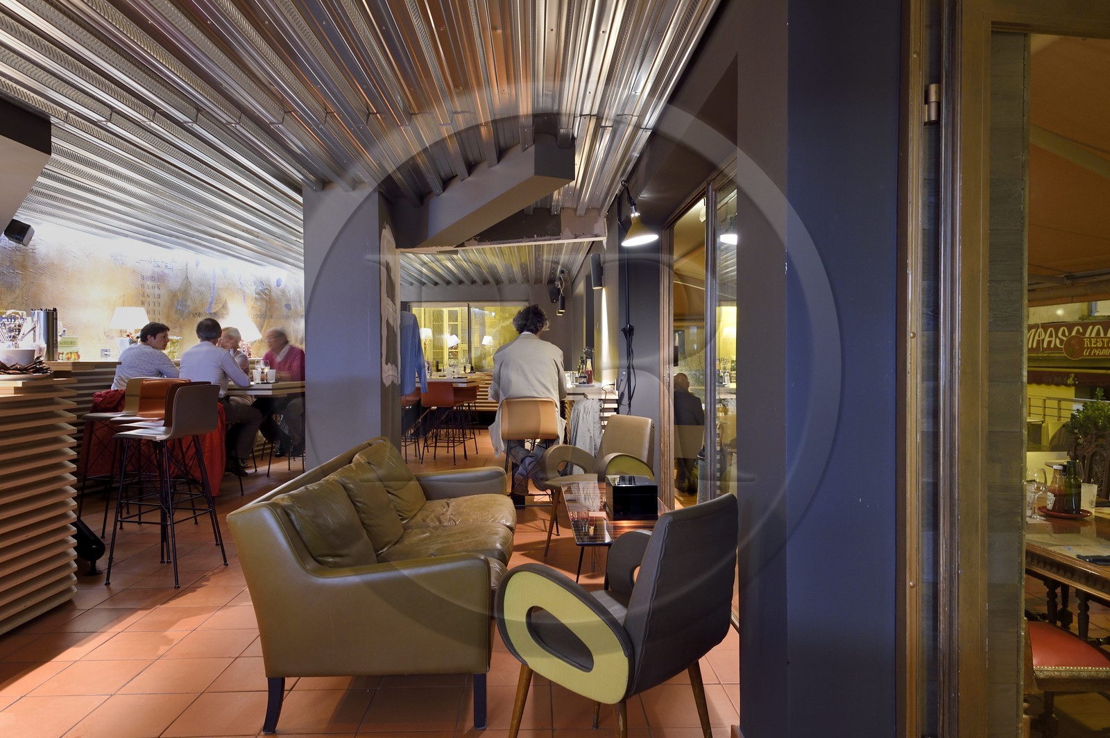 France, Corse du Sud, Ajaccio, restaurant Le Directoire rue Emmanuel Arene