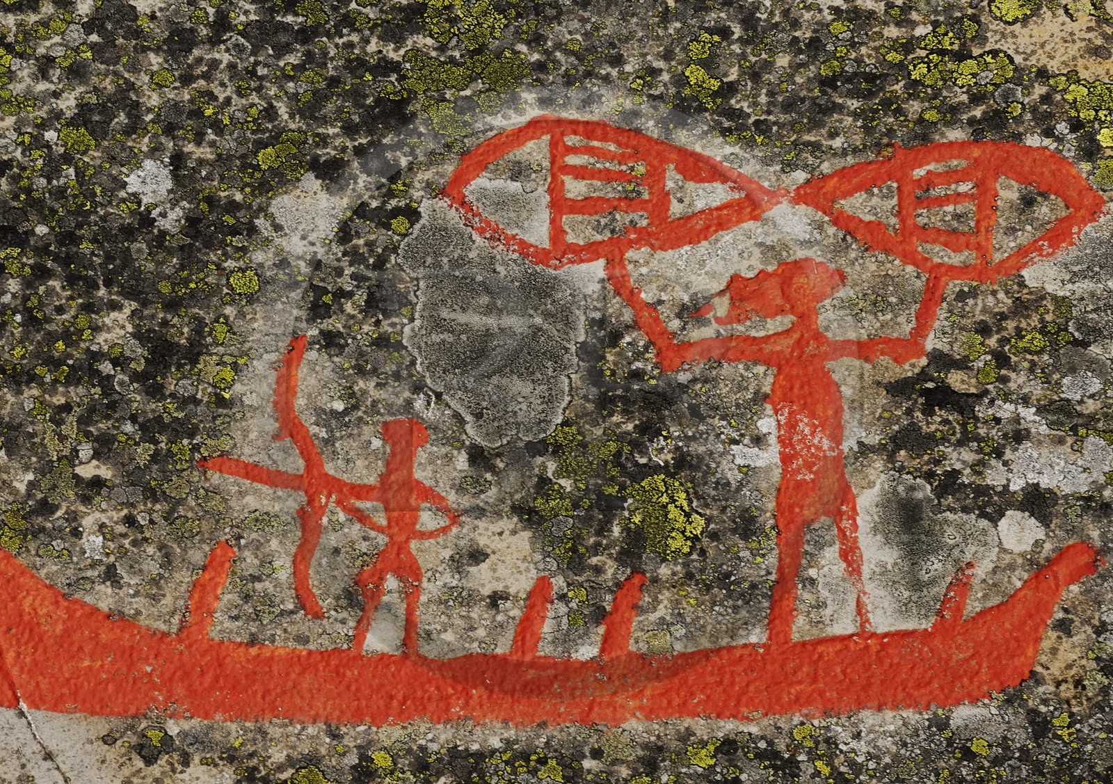 Norvège, Laponie, région du Finnmark, Alta, site des gravures rupestres, classé Patrimoine Mondial de l' UNESCO