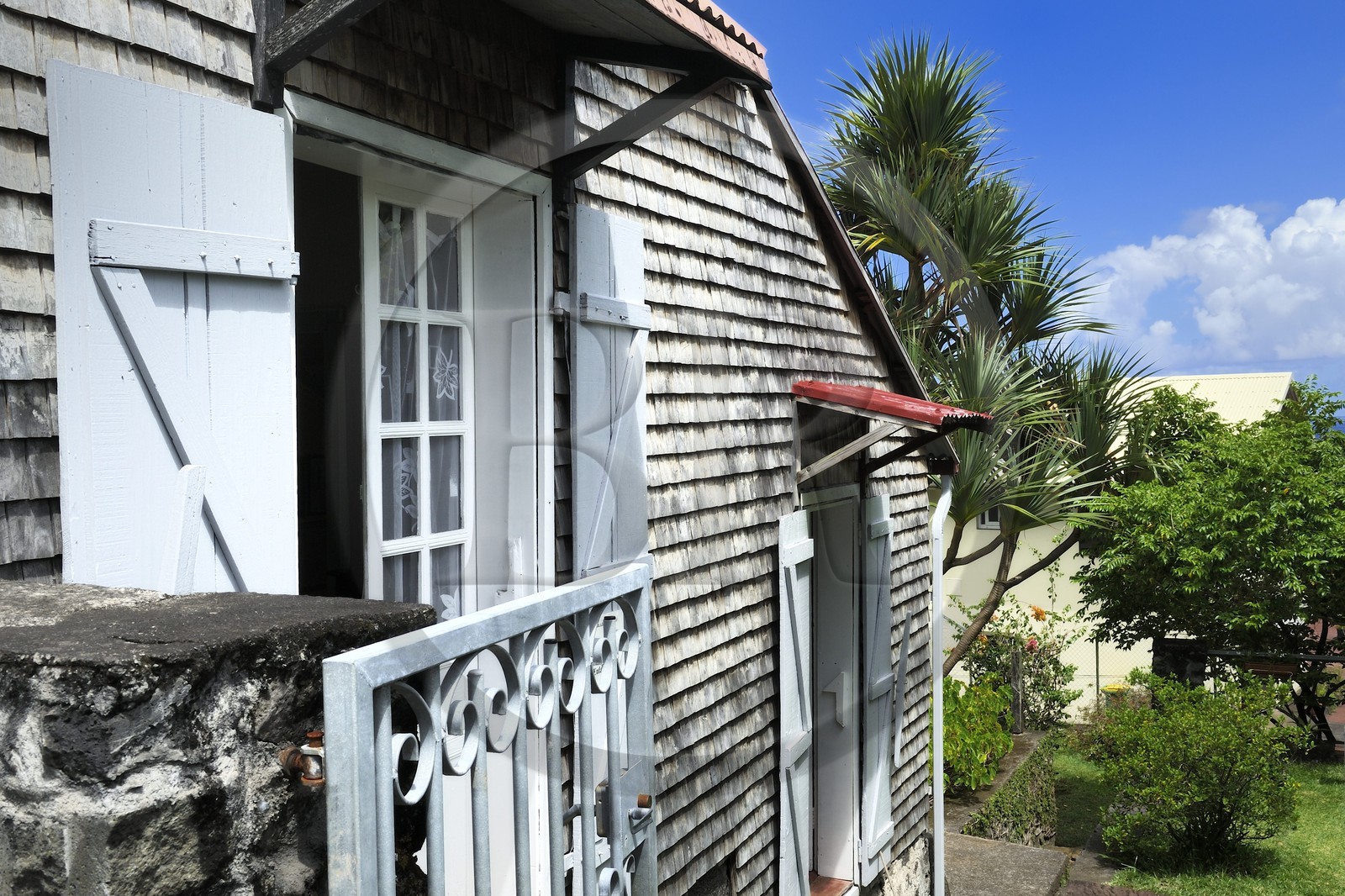 France, Ile de la Reunion, côte sud, Saint-Philippe, Ecomusée Au Bon Roi Louis, case créole