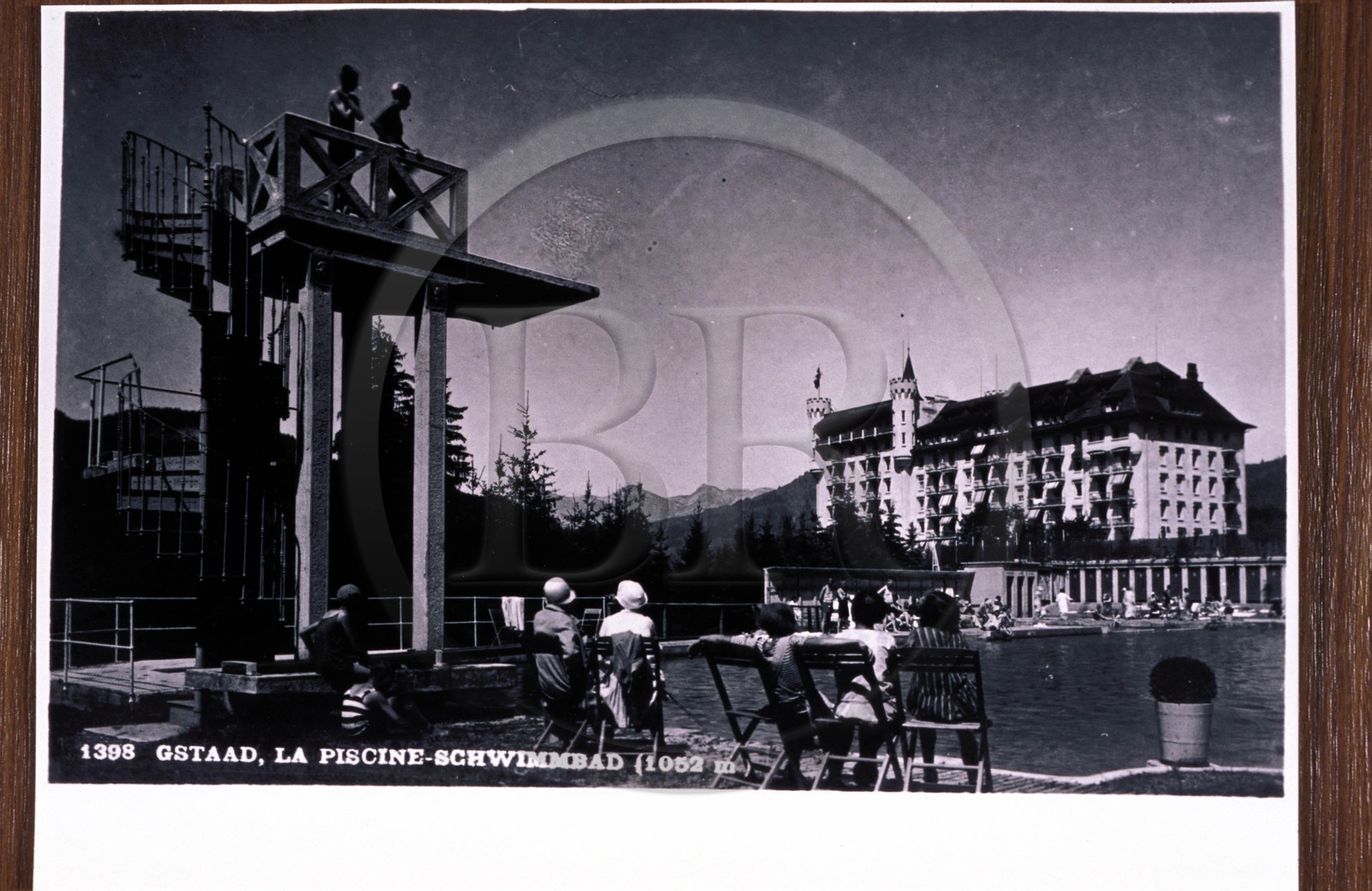 Suisse, région de Bern (Oberland Bernois), Saanenland, Gstaad, le Palace Hôtel au début du 20ème siècle