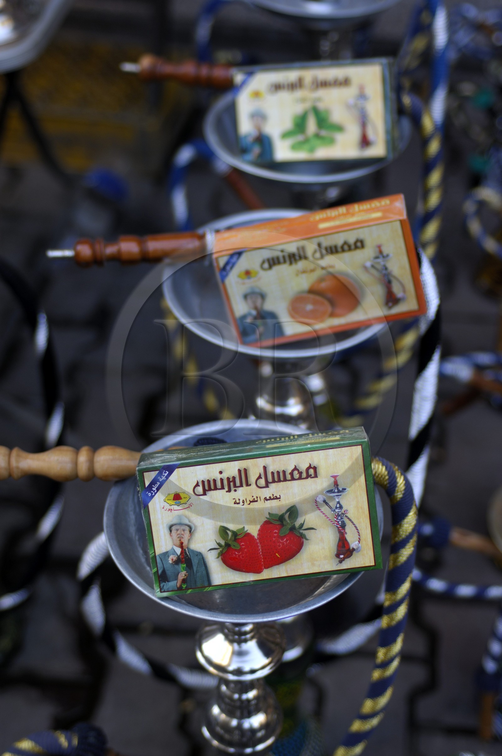 Egypte, Le Caire, narguilé