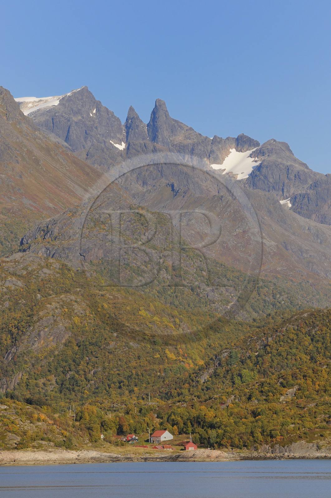 Norway, Nordland County, Troms, the south coast of the island Hinnoya around Kaljord