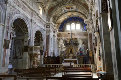 France, Haute Corse, Castagniccia, Piedicroce, Saint Peter and Saint Paul church (Saint-Pierre-et-Saint-Paul)