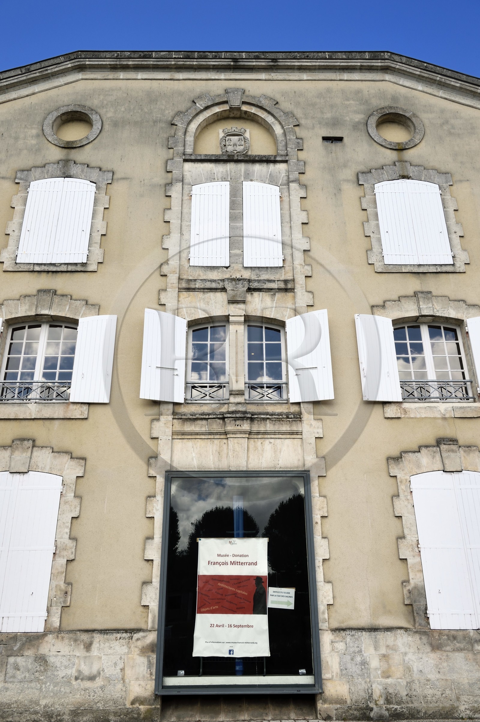 France, Charente, Jarnac, François Mitterrand museum located at the cultural center of the Orangerie