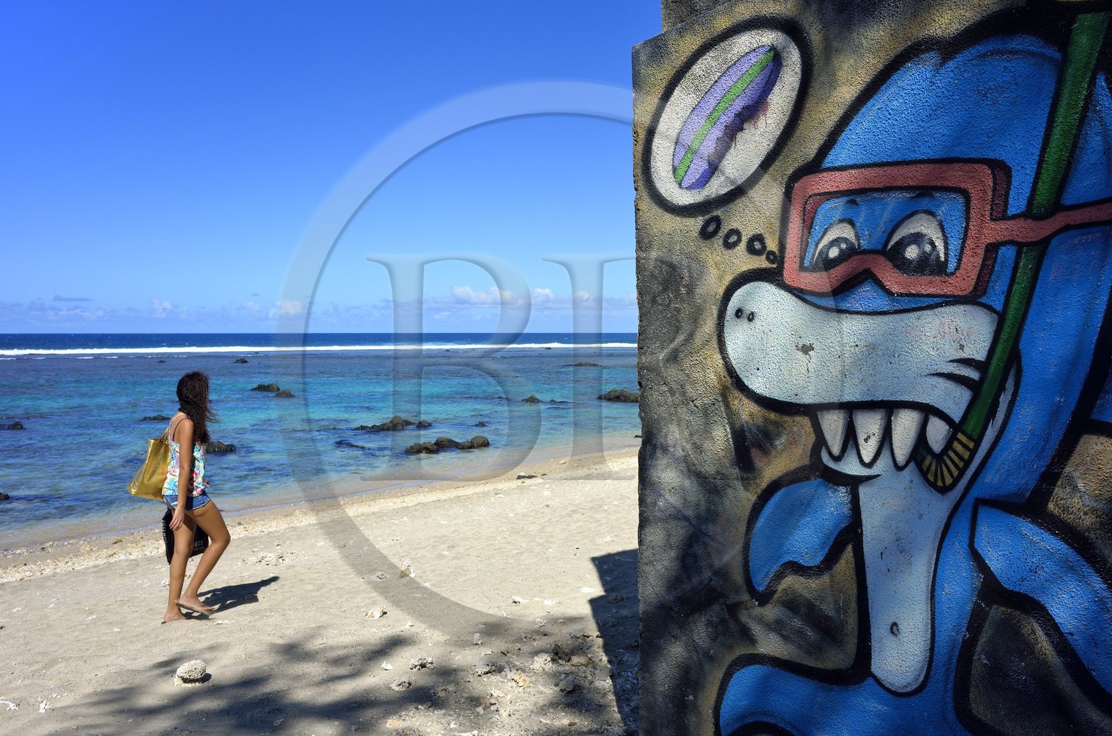 France, Ile de la Reunion, plage de Saint-Pierre