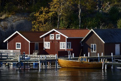 Sweden, Västra Götaland, Koster Islands, the Koster sound at Vastra bryggan on Nordkoster island