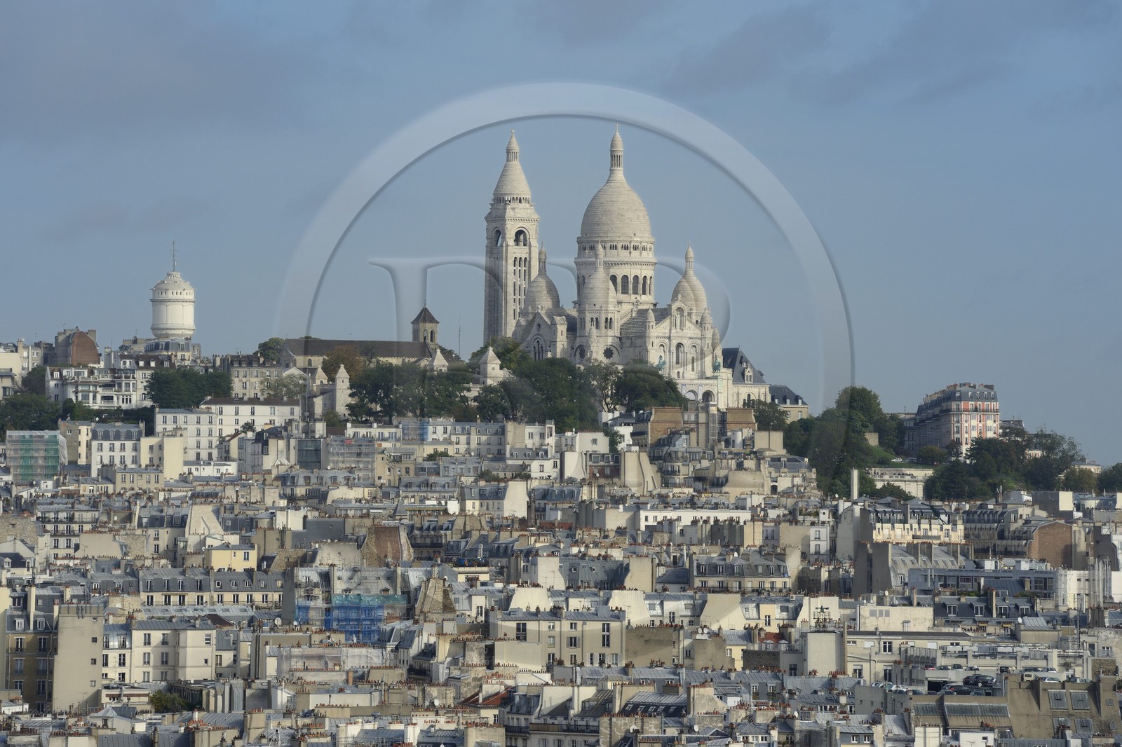 France, Paris (75), la basilique du Sacré-Coeur sur la colline de Montmartre
