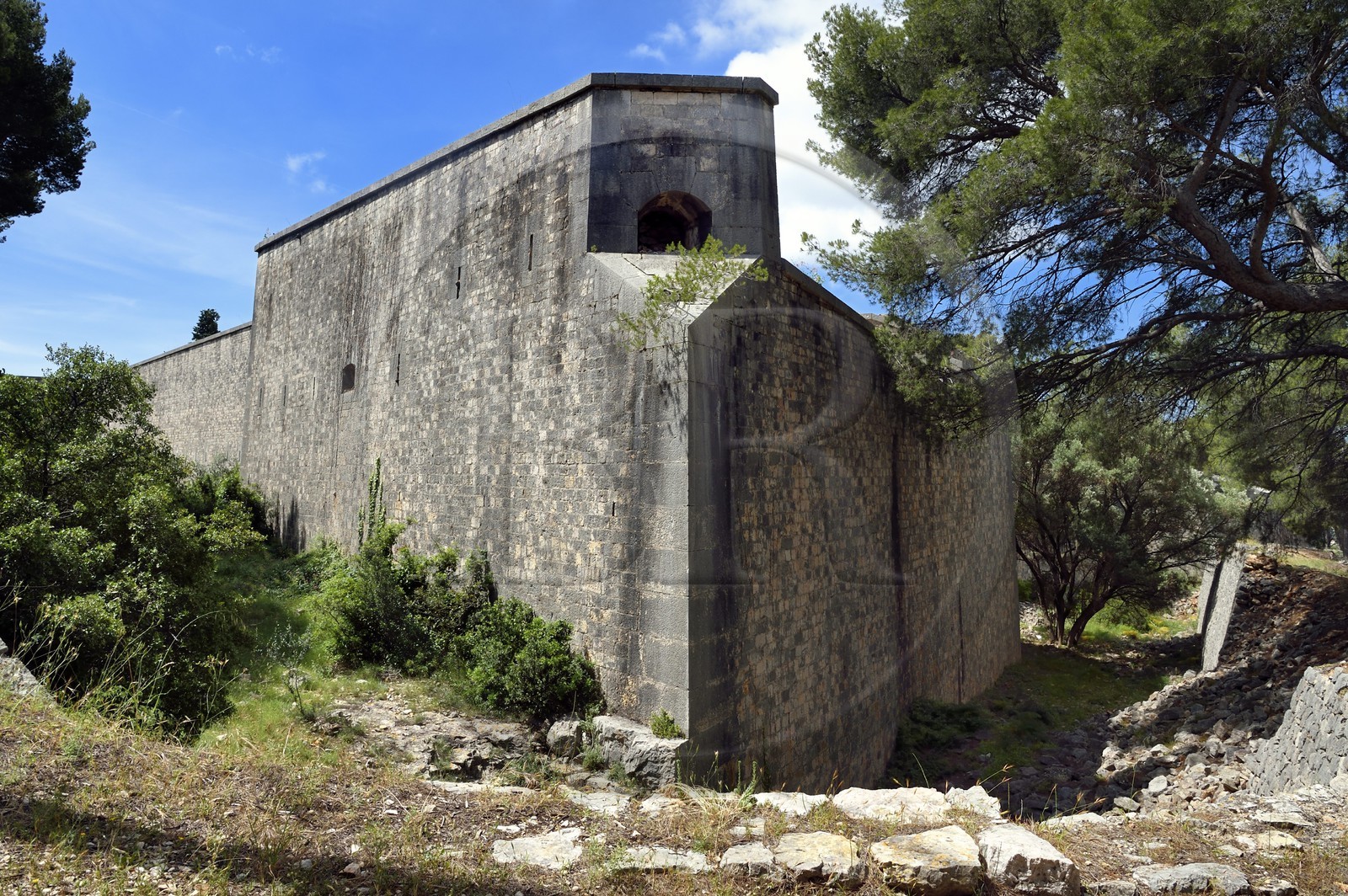 France, Var, Toulon, Grand Saint-Antoine Fort on Mont Faron