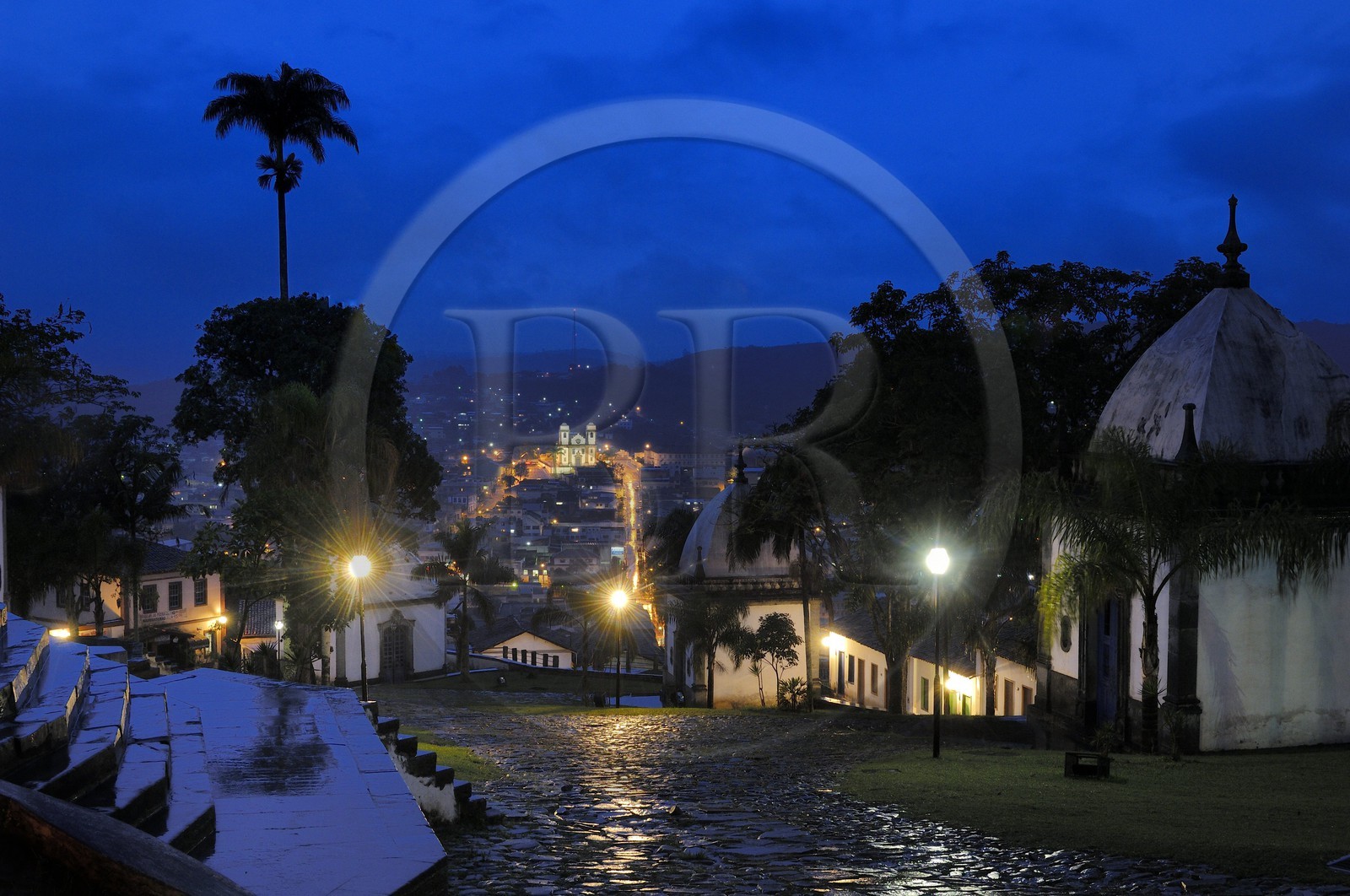 Brazil, Minas Gerais state, Congonhas do Campo, Santuario Bom Jesus de Matosinhos church, Bom Jesus Stations of the Cross in five chapels in which the sculptor Aleijadinho has represented Scenes from the Passion of Christ in life size (Gold Route, Estrada Real)
