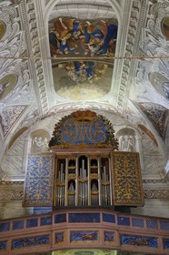 France, Haute-Corse (2B), Castagniccia, Piedicroce, le buffet d'orgues de l’église Saint-Pierre-et-Saint-Paul