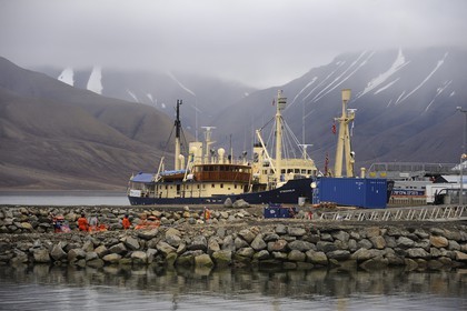 Norway, Svalbard (Spitzbergen), port of Longyearbyen
