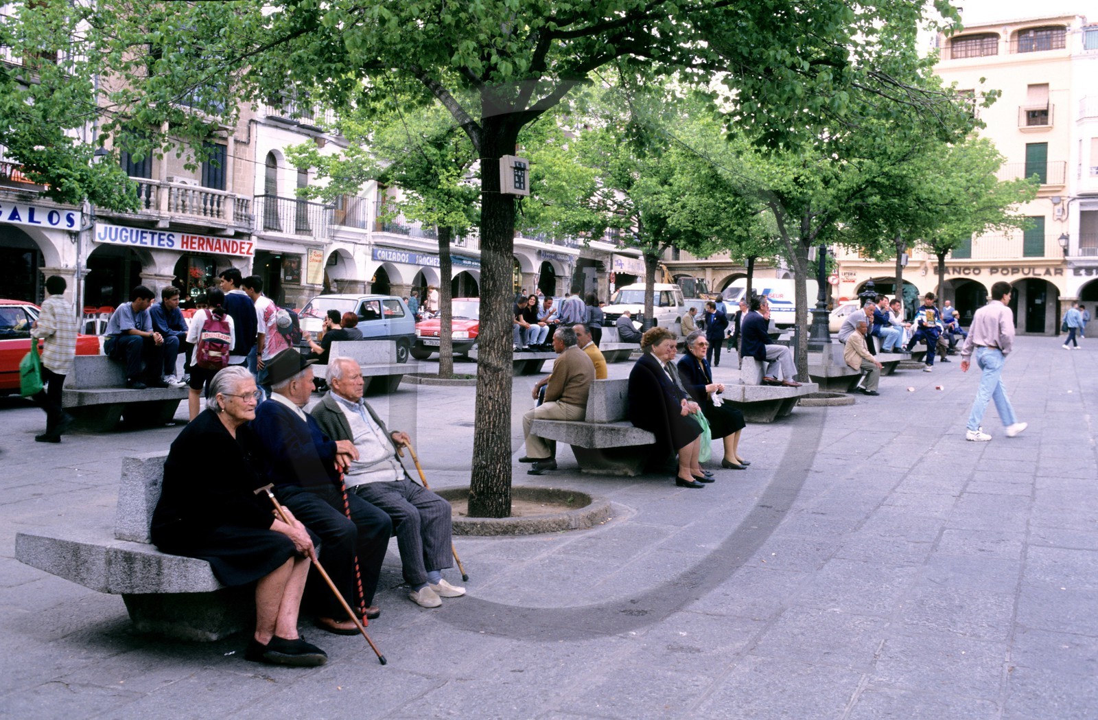 Espagne, Estrémadure, Plasencia, Plaza Mayor