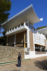 France, Alpes Maritimes, St Paul de Vence, Fondation Maeght by the architect Josep Lluis Sert, a museum of contemporary art, the Giacometti courtyard