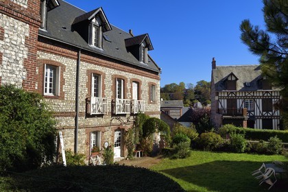 France, Seine-Maritime (76), Côte d'Albatre, Pays de Caux, Veules-les-Roses, labellisé Les Plus Beaux Villages de France