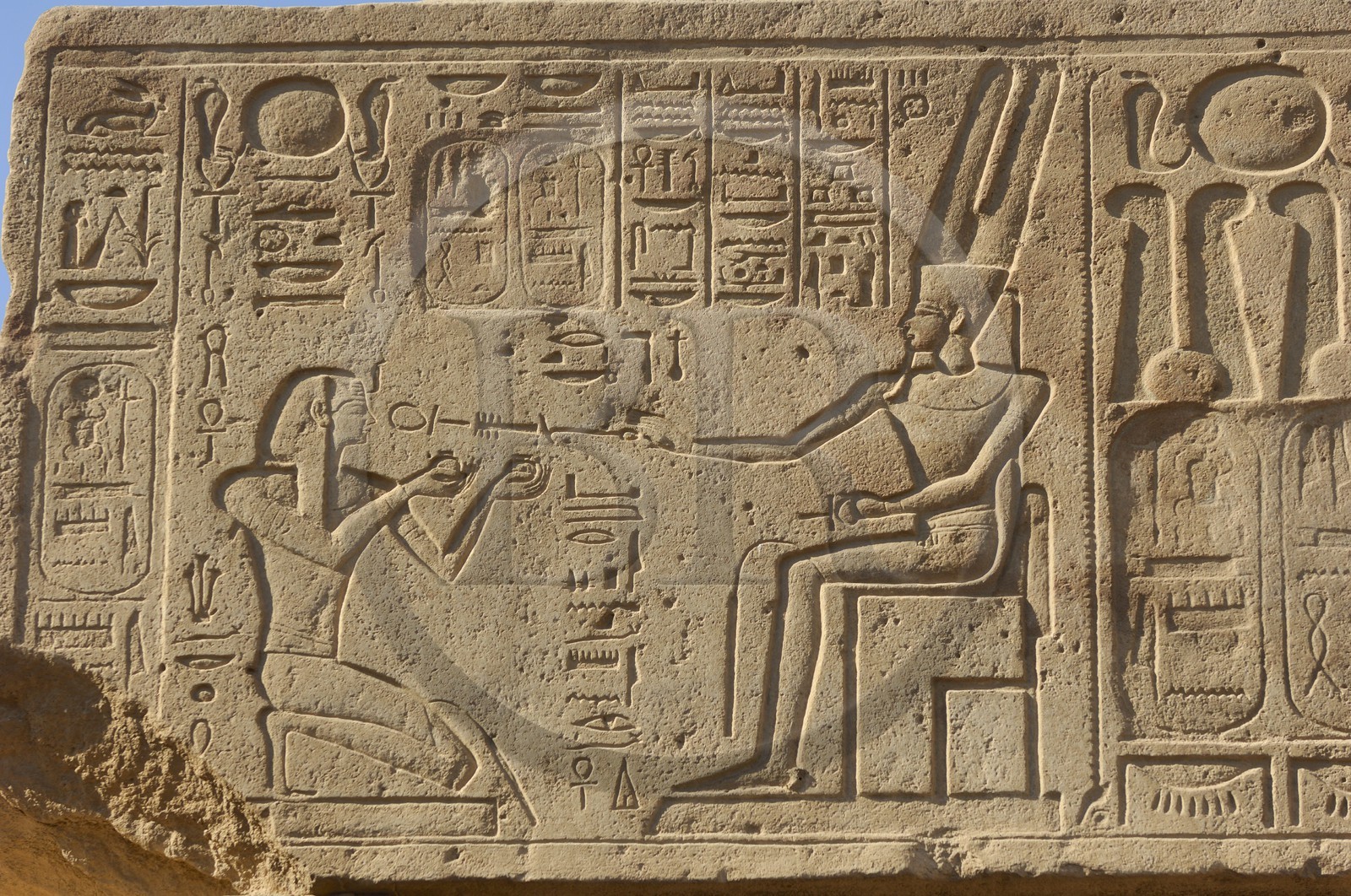 Egypte, Haute Egypte, vallée du Nil, Louxor, Karnak, classé Patrimoine Mondial de l'UNESCO