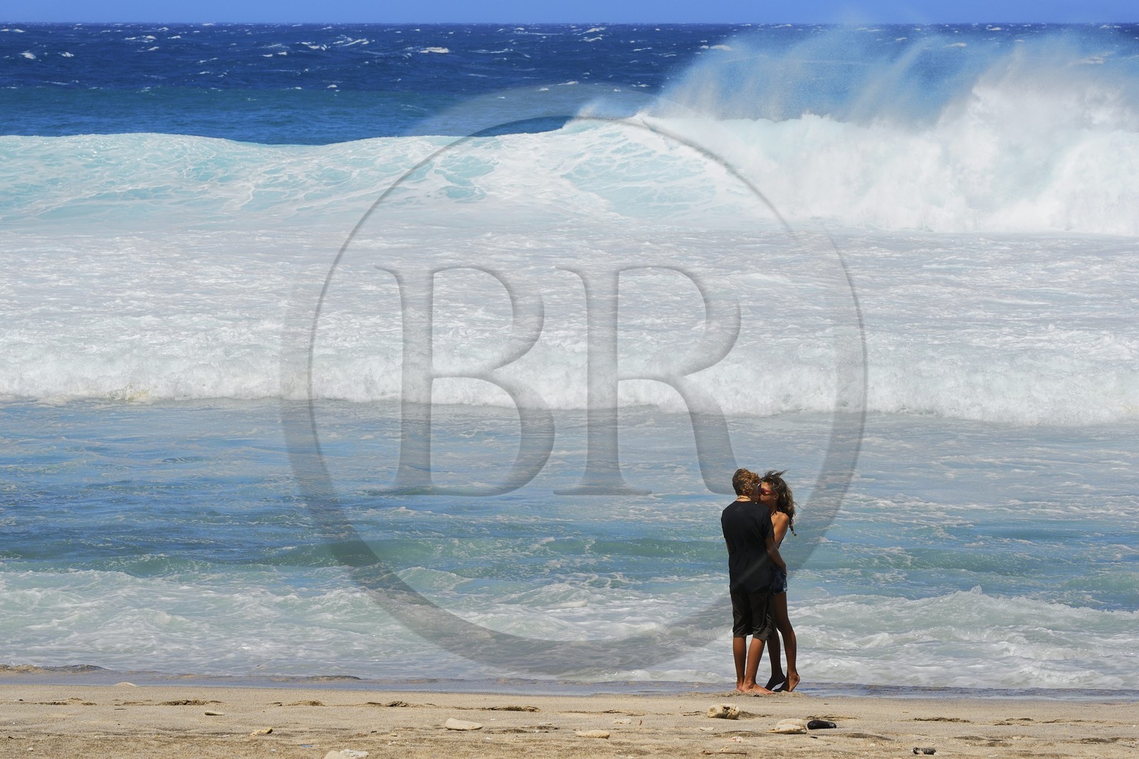 France, île de la Réunion, la côte sud, plage de Grand-Anse