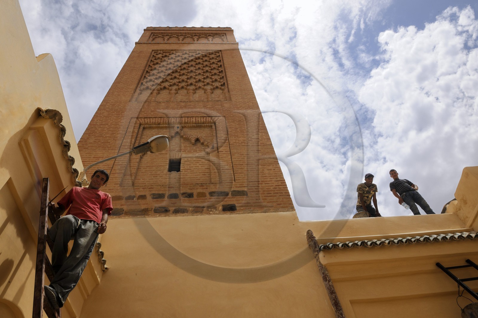 Maroc, région de l'Oriental, Oujda, la médina, la grande mosquée