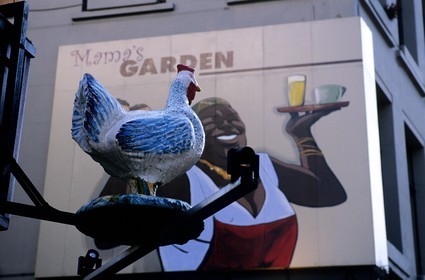 Belgium, Flanders, Antwerp (Antwerpen), beer advertising
