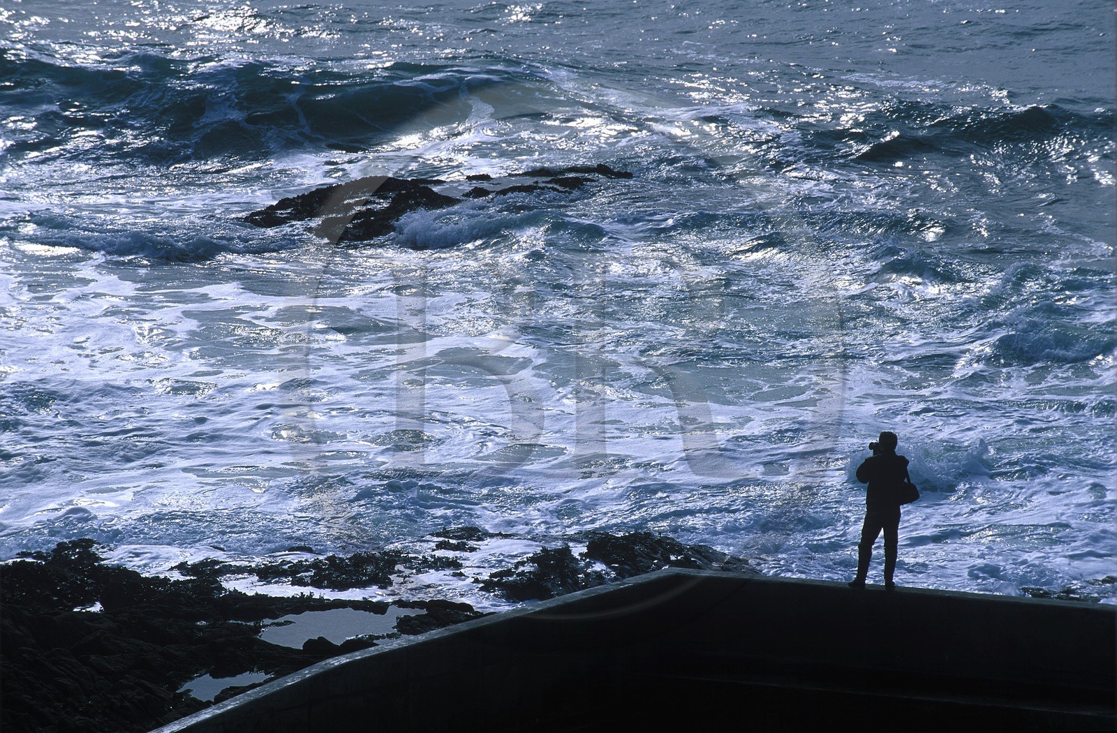 France, Finistère (29), Port-Loubous (où débarqua Estienne d' Orves pendant la seconde guerre mondiale) dans la région d' Audierne