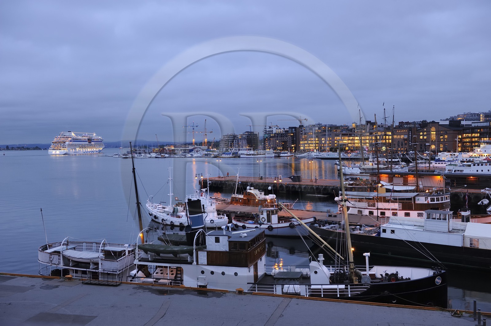 Norvège, le port d'Oslo
