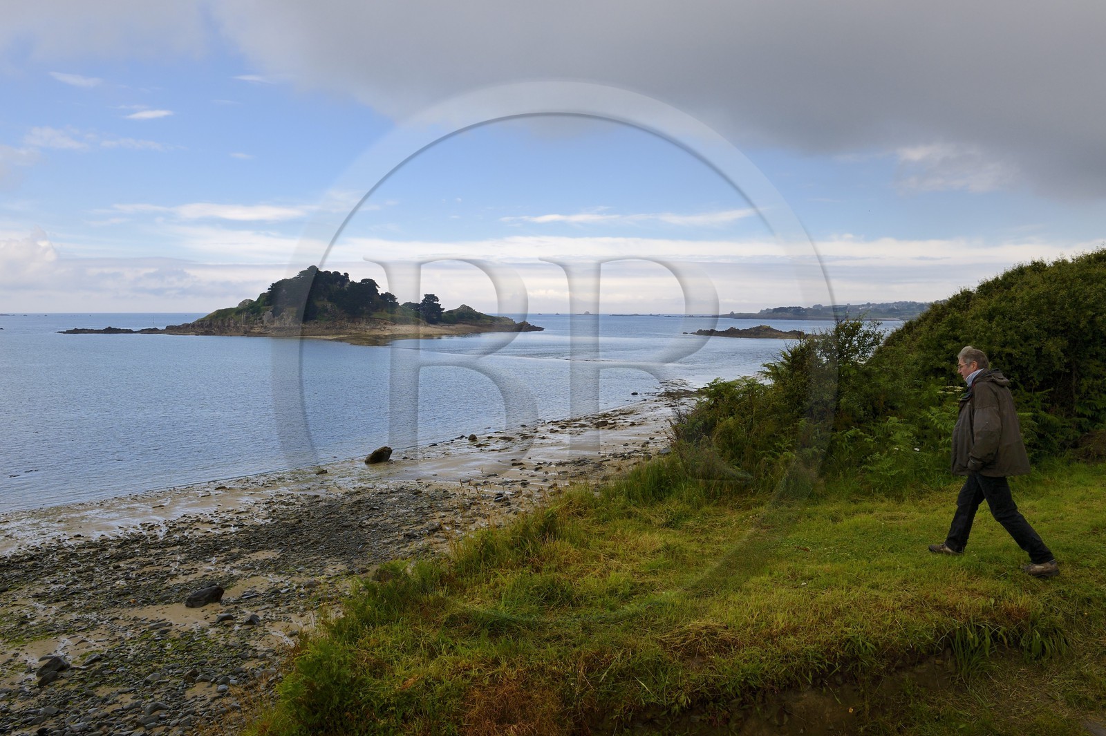 France, Finistère (29), Baie de Morlaix, Terenez, Ile Sterec