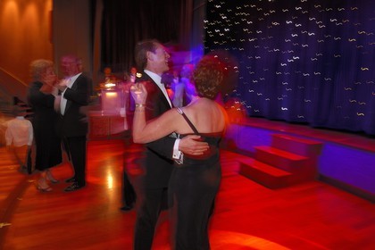 Italy, cruise aboard the Silvershadow ship of the company Silversea, dance floor, dance evening
