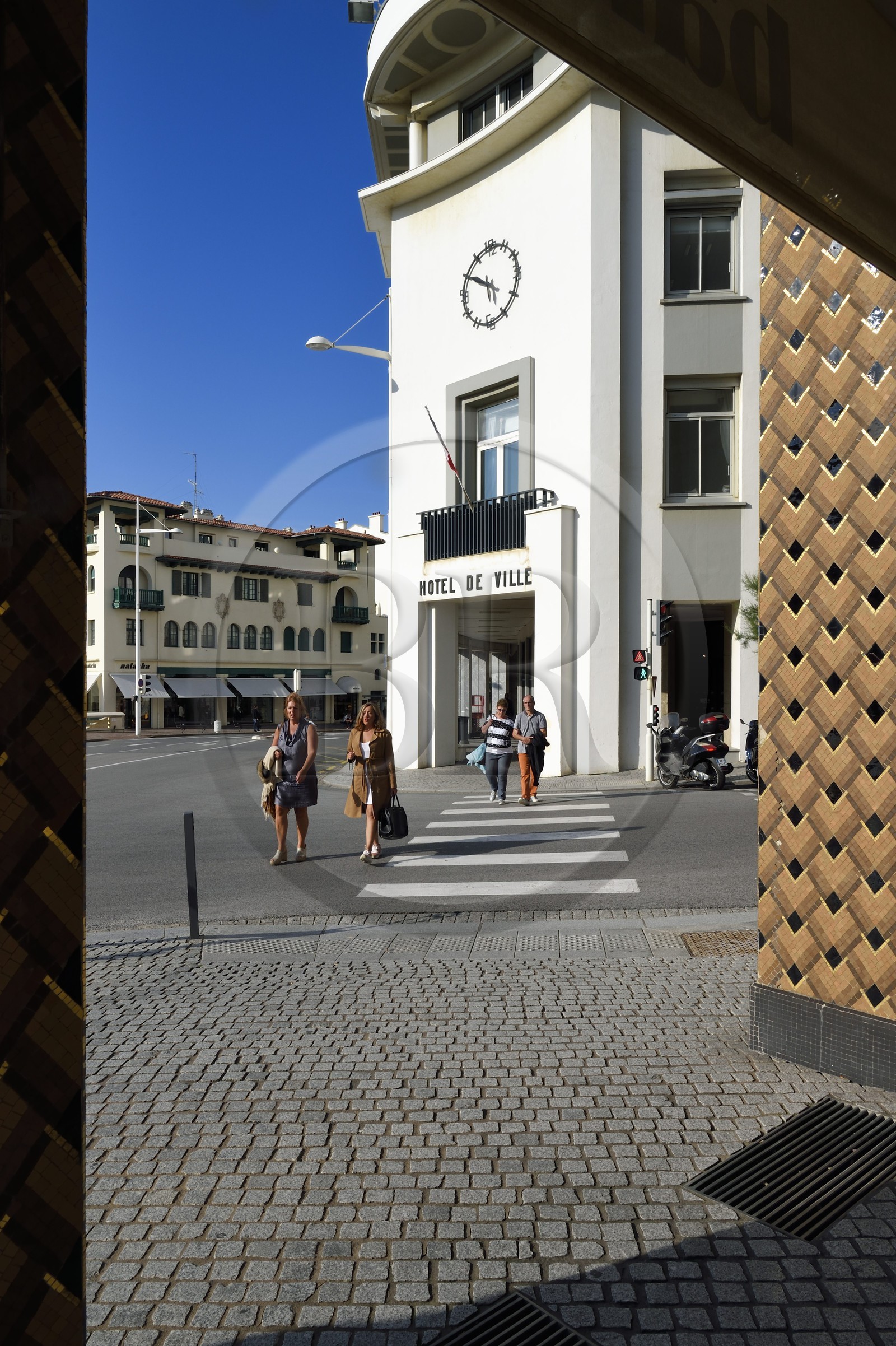 France, Pyrénées-Atlantiques (64), Pays-Basque, Biarritz, l'Hotel de Ville