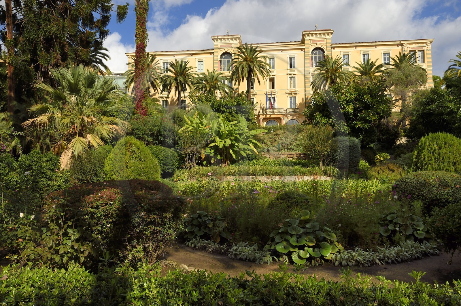 France, Corse-du-Sud (2A), Ajaccio, quartier dit des étrangers, cours Grandval, ancien Grand Hotel Continental aujourd'hui siège de la Collectivité territoriale de Corse