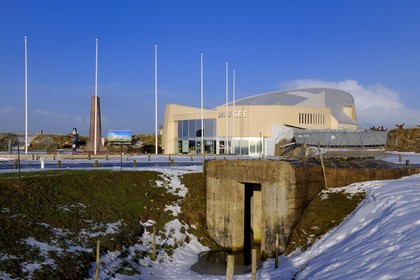 France, Manche (50), Cotentin, Sainte-Marie-du-Mont, musée de Utah Beach où prit place le principal débarquement americain le 6 juin 1944