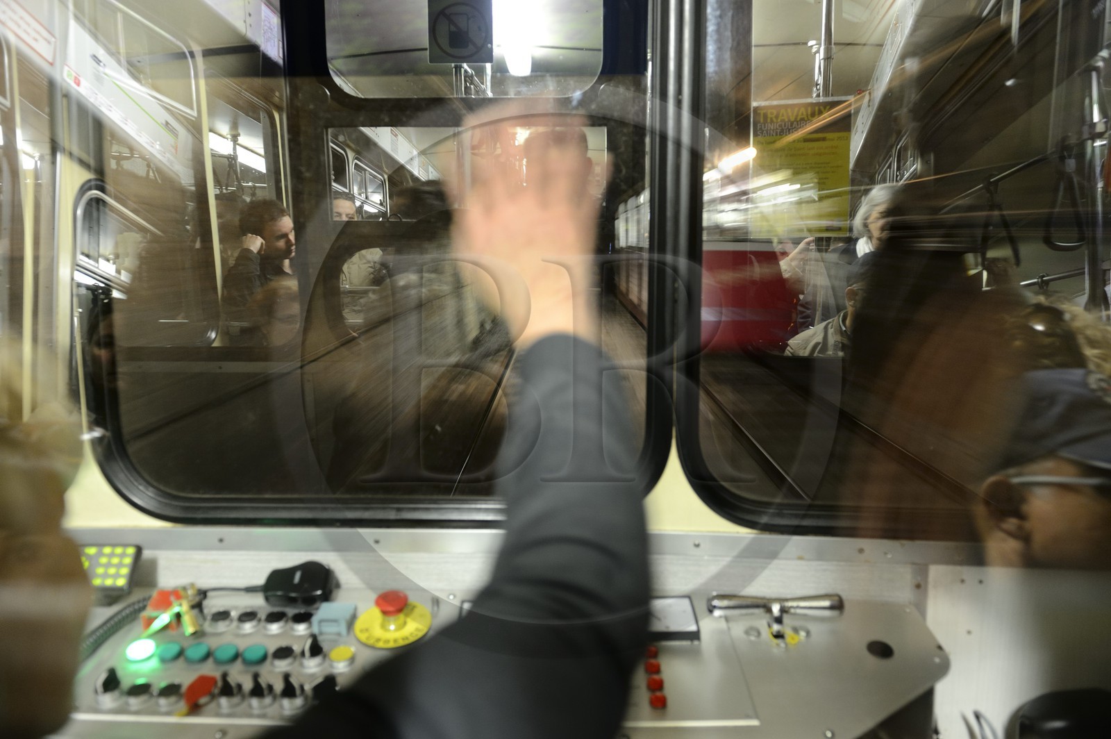 France, Rhône (69), Lyon, site historique classé Patrimoine Mondial de l'UNESCO, le funiculaire de Fourvière relie le quartier Saint-Jean dans le Vieux Lyon à la colline de Fourvière