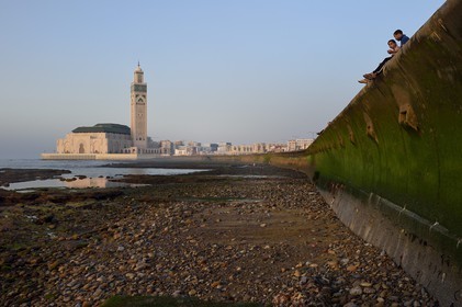 Morocco, Casablanca, Grand Hassan II Mosque
