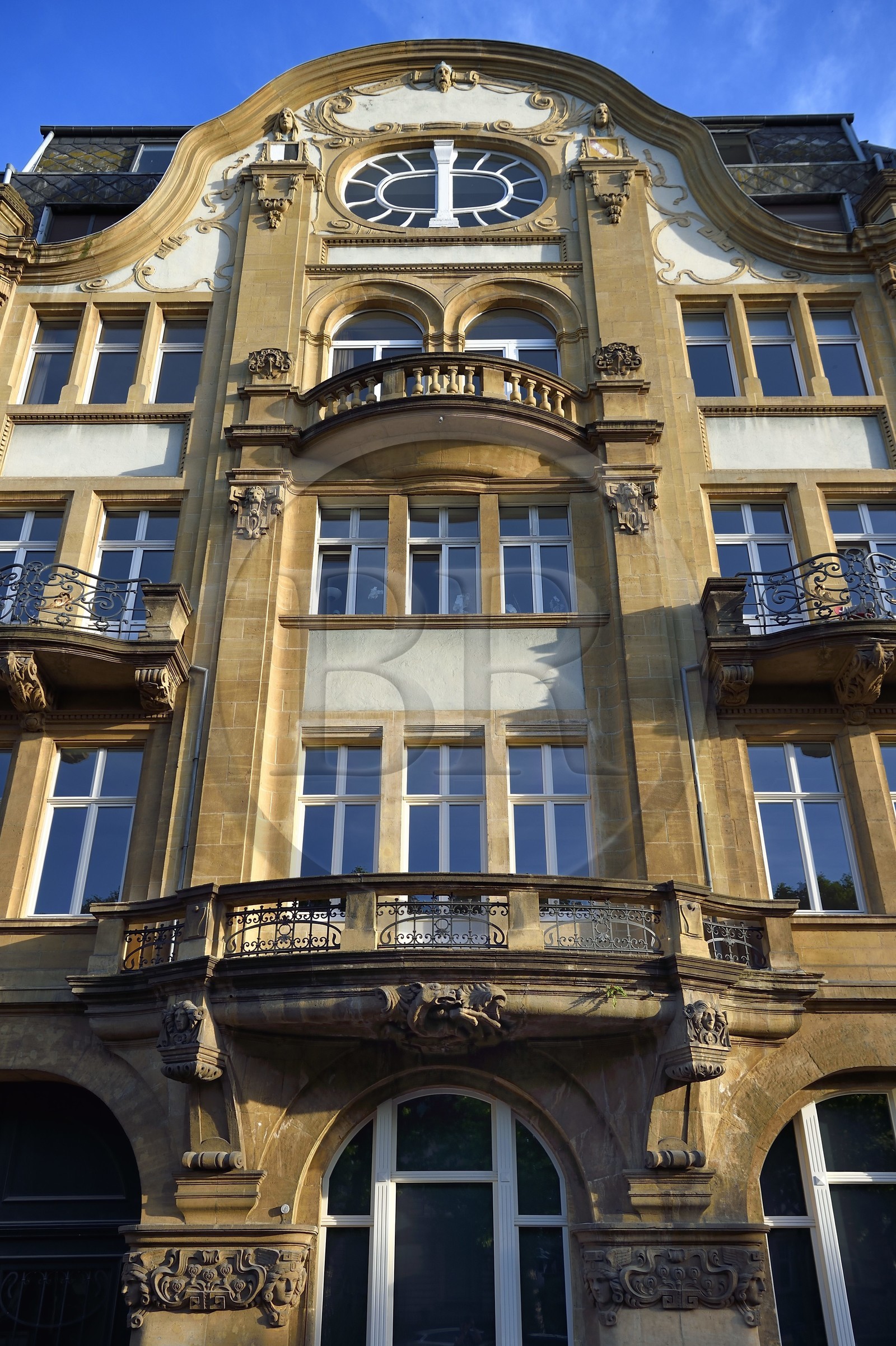 France, Moselle, Metz, Imperial district, Jugendstil building at 19 avenue Foch