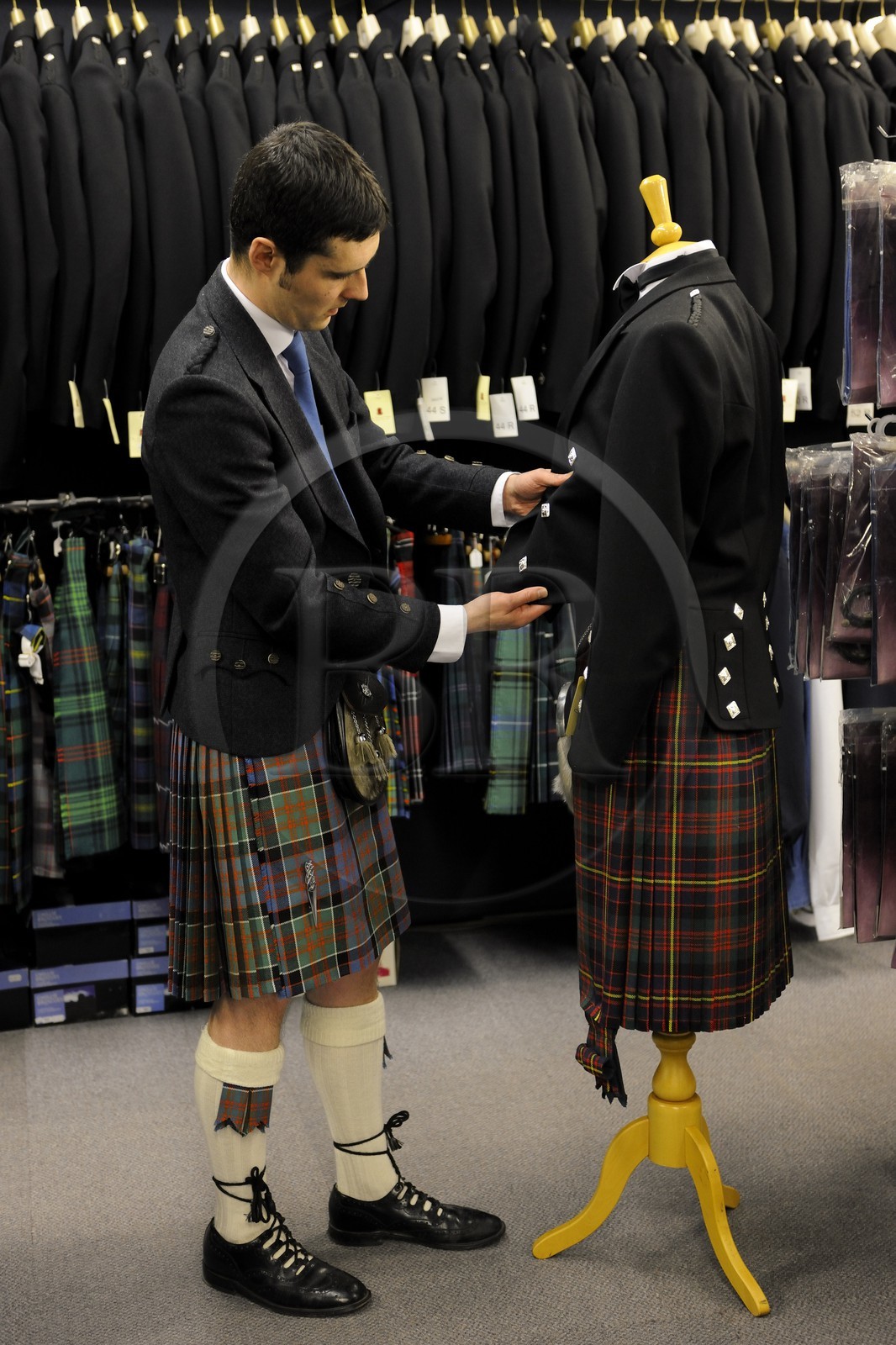 Royaume-Uni, Ecosse, région des Highlands, Inverness, Highland House of Fraser, Kilt maker & Supplier of Highland Dress